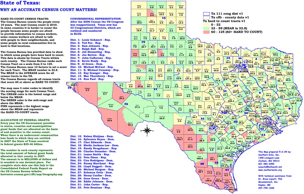 Texas Census Maps Southern Echo