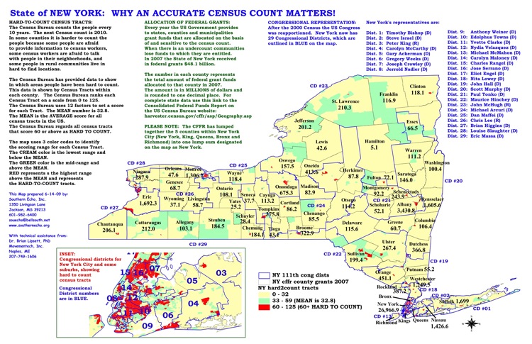map of new york state counties. Census Maps for the State of