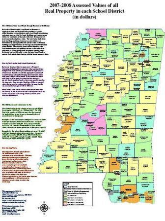 Mississippi School District Map Lydie Romonda 3648